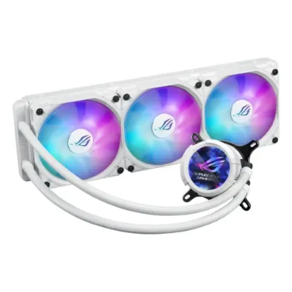 ASUS ROG STRIX LC III 360 ARGB LCD BEYAZ 360MM SIV resmi