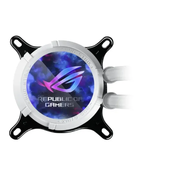 ASUS ROG STRIX LC III 360 ARGB LCD BEYAZ 360MM SIV resmi