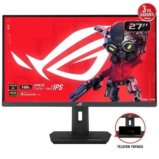 27 ASUS ROG STRIX XG27UCS 1MS 160HZ 4K UHD FREESYNC IPS PİVOT GAMİNG (OYUNCU) MONİTÖR resmi