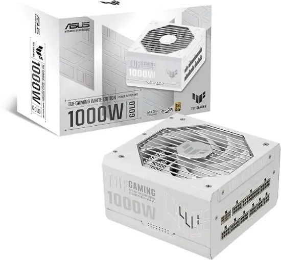 ASUS TUF-GAMING-1000G WH 80 PLUS GOLD POWER SUPPLY resmi