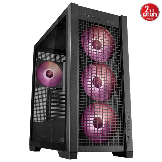 ASUS TUF GAMING GT302 TG ARGB - SIYAH resmi