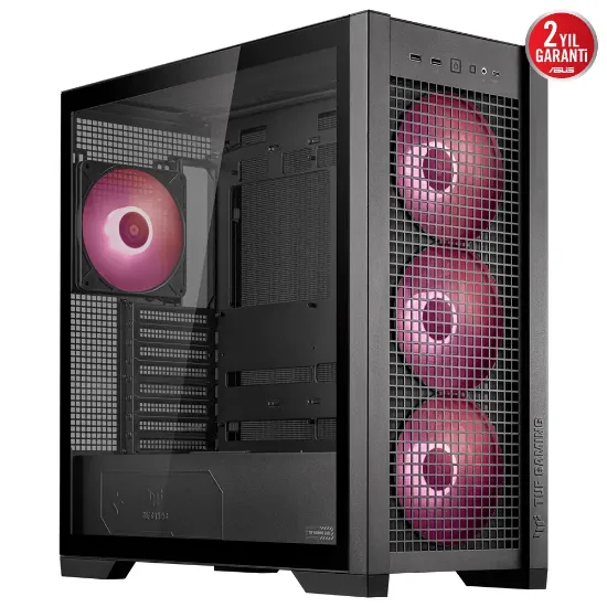 ASUS TUF GAMING GT302 TG ARGB - SIYAH resmi