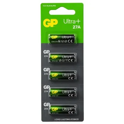 GP 27A 12V İnce Alarm Pili (5'li Paket) resmi