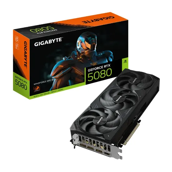 GIGABYTE  16GB GDDR7 RTX5080 GV-N5080WF3-16GD resmi