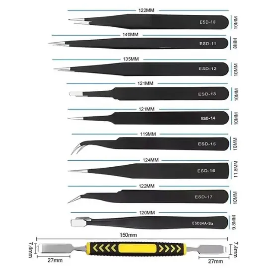 Powermaster PM-28655 Telefon Tablet 10in1 Tamir Cımbız Seti resmi