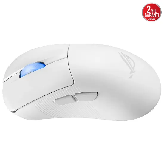 ASUS ROG KERIS II WL ACE BEYAZ MOUSE resmi