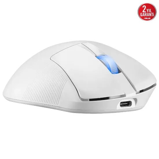 ASUS ROG KERIS II WL ACE BEYAZ MOUSE resmi