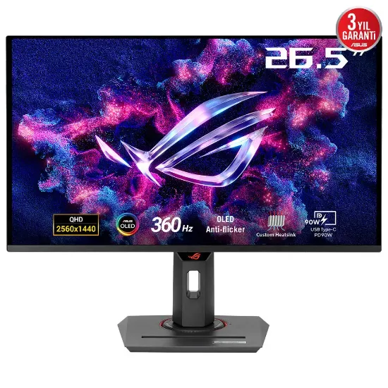 27 ASUS ROG STRIX XG27ACDNG 0.03MS 360HZ QHD DP HDMI USB-C FLICKER-FREE PIVOT resmi