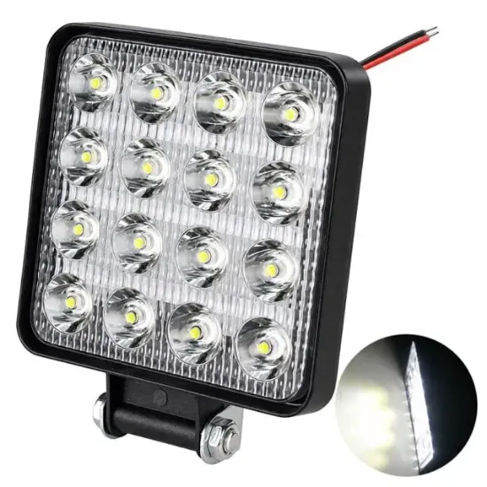 PowerMaster PM-25309 SUV - Off Road - Motosiklet Farı Sis Lambası Mavi LED 12 Volt 48 Watt resmi