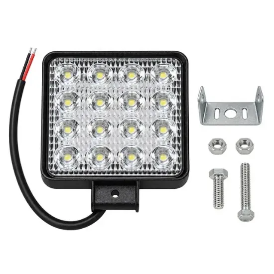 PowerMaster PM-25309 SUV - Off Road - Motosiklet Farı Sis Lambası Mavi LED 12 Volt 48 Watt resmi