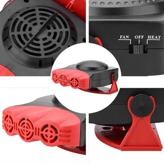 Powermaster PM-14854 Araç İçi Çakmaklık Girişli Isıtıcı - Cam Buğu Çözücü - Oto Fan Isıtıcı resmi