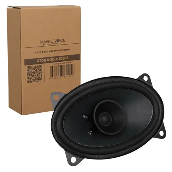 Magicvoice Reno 9  4x6  4 Ohm Mini Oval Hoparlör resmi