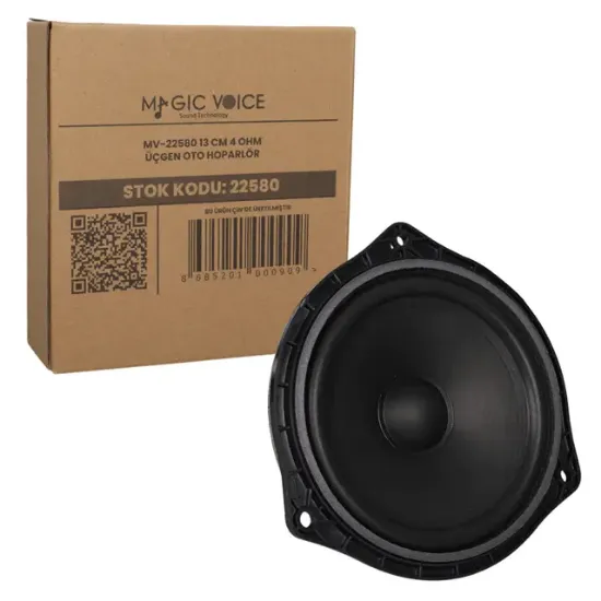 Magıcvoıce Mv-22580 13 Cm 4 Ohm Üçgen Oto Hoparlör (Fıat Ve Hyundaı İçin) resmi