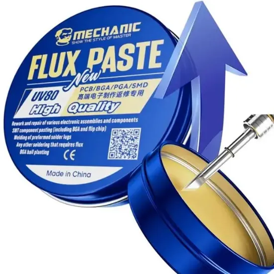 PowerMaster UV50 50 Gram Lehim Flux Pastası PCB-BGA-PGA-SMD resmi