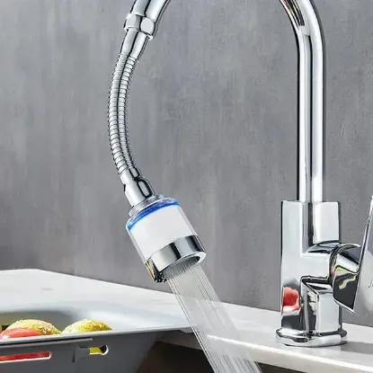 Sunup SN-27145 Oynar Başlıklı Kireç Önleyici 5 Filtreli Su Tasarruflu Musluk Başlığı resmi