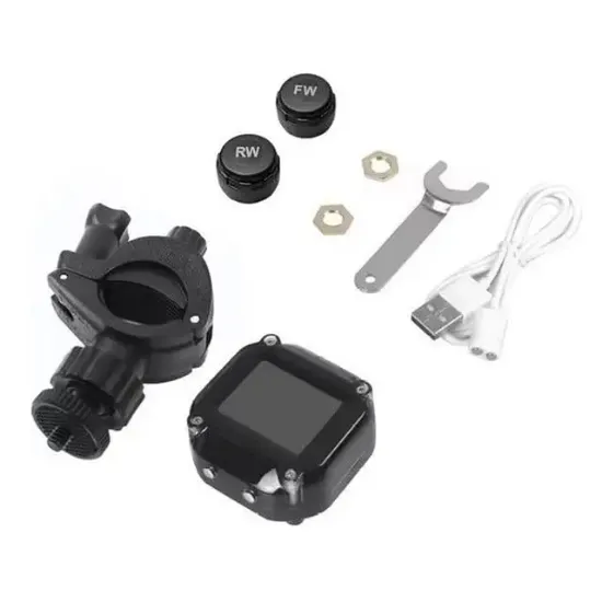 PowerMaster PM-28656 Motosiklet Kablosuz Lastik Basınç ve Sıcaklık İzleme Sistemi (TPMS) resmi