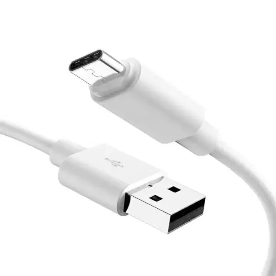 Powermaster PM-18299 Beyaz 5A Hızlı Şarj Destekli USB Type-C Şarj ve Data Kablosu (1 Metre) resmi