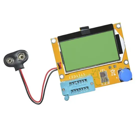PowerMaster LCR-T4 Dijital Transistör Test Cihazı ESR, Kapasitör, Direnç, Mosfet Ölçer Analizörü resmi