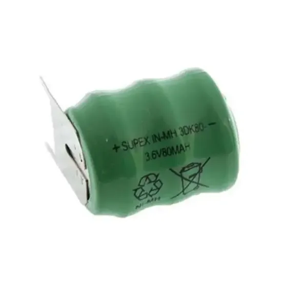 Supex 3.6 Volt 80 mAh Hafıza Bios Pili 3DK80 resmi