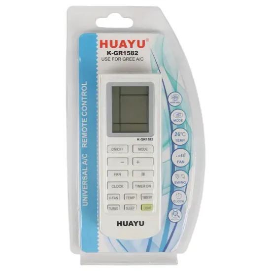 Huayu K-GR1582 Üniversal Gree Akıllı Klima Kumandası resmi