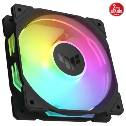 ASUS TUF TR120 120MM ARGB REVERSE SIYAH KASA FANI resmi