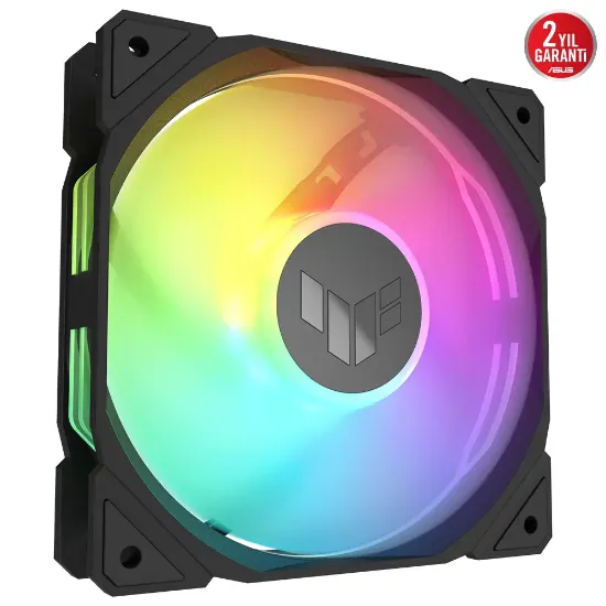 ASUS TUF TR120 120MM ARGB REVERSE SIYAH KASA FANI resmi