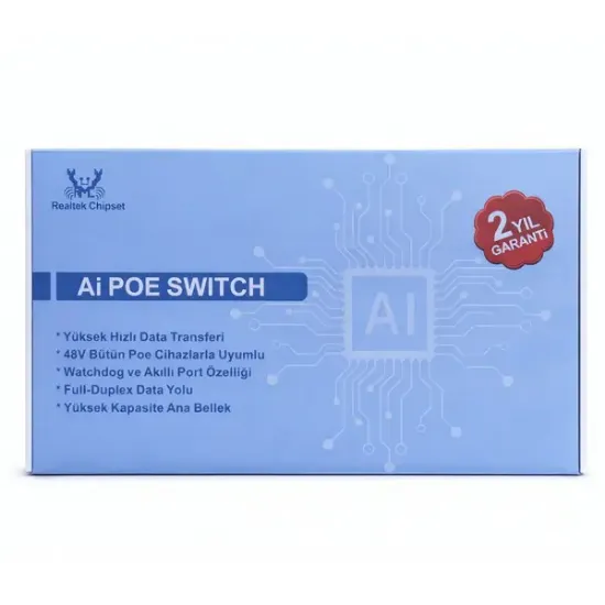 EZCOOL EZ-08PSF-FG 8PORT 8GE+2GE F.GİGABİT POE SWİTCH 120W resmi