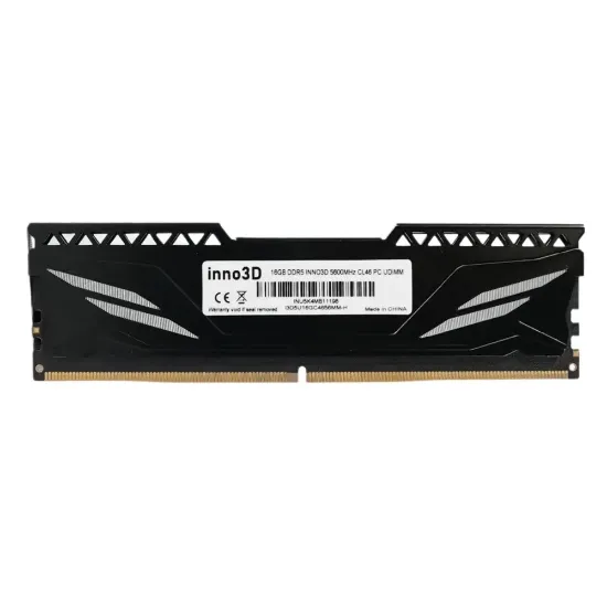 16GB DDR5 INNO3D 5600MHz CL46 I3D5U16GC4656MM-H UDIMM SOĞUTUCULU resmi