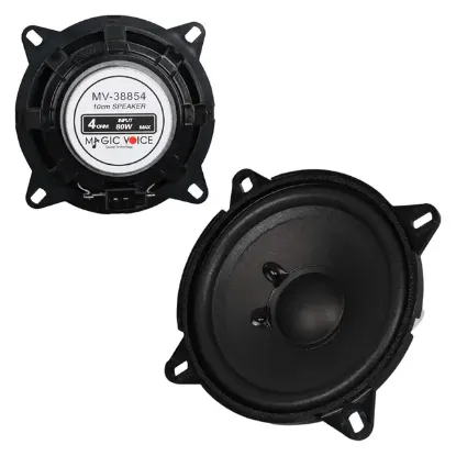 Magicvoice MV-38854 4 Ohm 80 Watt 10 cm Tekli Oto Hoparlör resmi