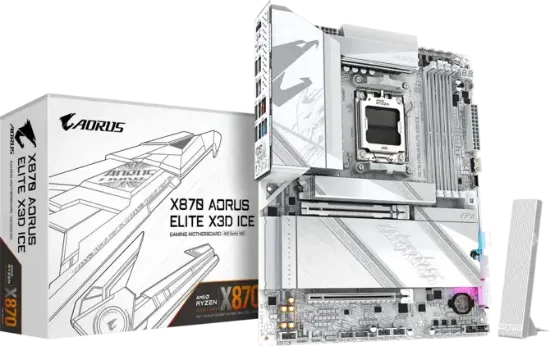 GIGABYTE X870 A ELITE X ICE AMD ANAKART resmi