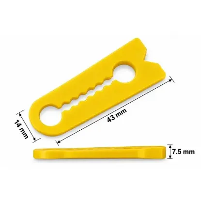 Sunup SN-38911 Otomobil Kapı Kilit Karşılığı Darbe Emici Tampon 43X14X7,5mm resmi