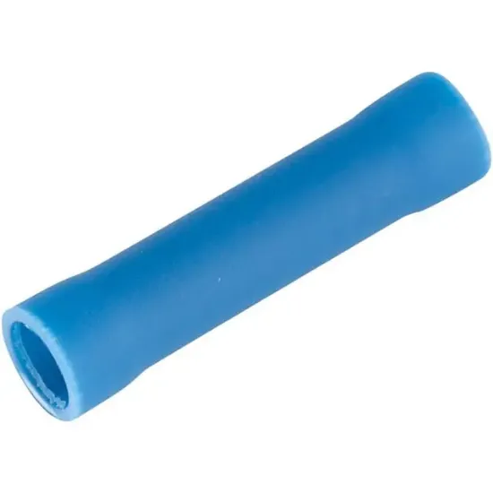 PowerMaster PM-39055 1,5-2,5mm2 Kesit 25x6x4,5mm Soket Mavi İzoleli Kablo Pabucu (100'lü Paket) resmi