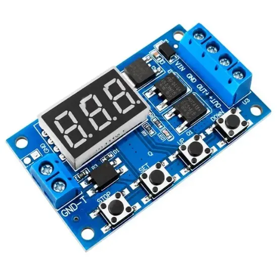 ZAMANLAYICI DUAL MOSFET MODUL  TIMER MODUL resmi