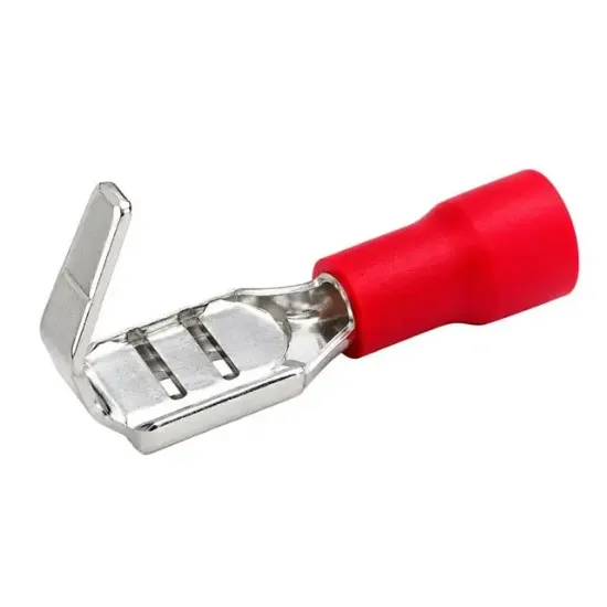 PowerMaster PM-39066 0,5-1,5mm2 Kesit 23x5x6mm Soket Kırmızı İzoleli Kablo Pabucu (100'lüPaket) resmi