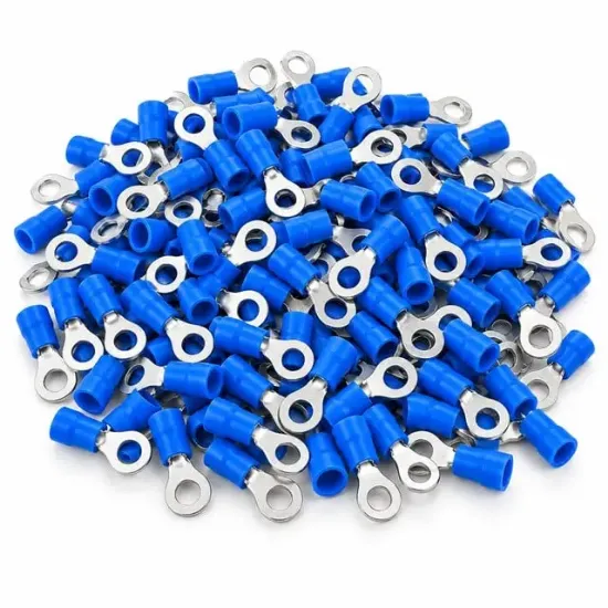 PowerMaster PM-39059 1,5-2,5mm2 Kesit 22x8x6,5mm Soket Mavi İzoleli Kablo Pabucu (100'lü Paket) resmi