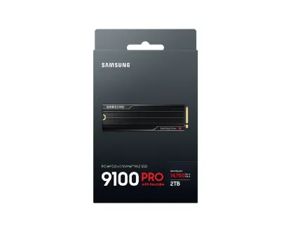 2TB SAMSUNG 9100 PRO PCIE GEN 5.0 X4 NVME 2.0 (14700/13400MB/s) HEATSINK MZ-VAP2T0CW resmi