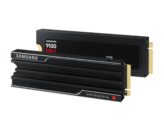 2TB SAMSUNG 9100 PRO PCIE GEN 5.0 X4 NVME 2.0 (14700/13400MB/s) HEATSINK MZ-VAP2T0CW resmi