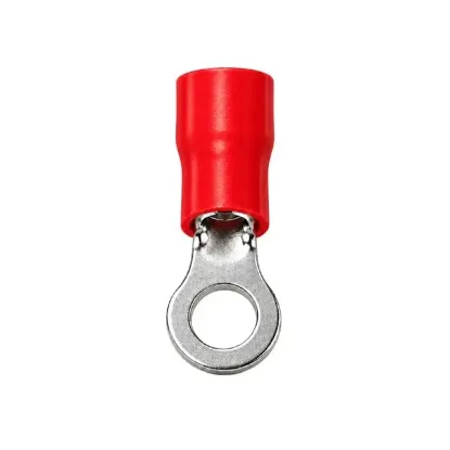 PowerMaster PM-39069 0,5-1,5mm2 Kesit 21x8x6mm Soket Kırmızı İzoleli Kablo Pabucu (100'lü Paket) resmi