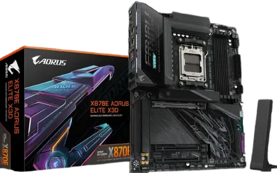 GIGABYTE X870E AORUS ELITE X DDR5 8000Mhz HDMI/DP ATX AM5 resmi
