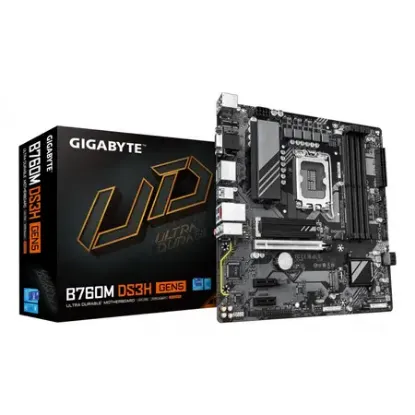 GIGABYTE B760M DS3H DDR5 7600Mhz HDMI/DP MATX 1700P resmi