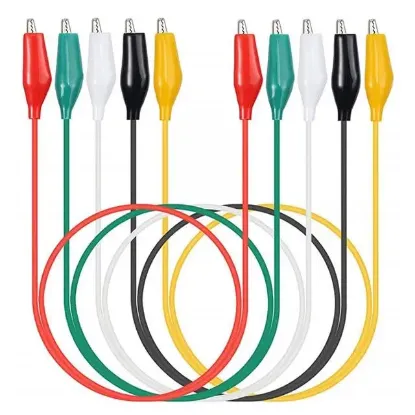 PowerMaster PM-7392 Kablolu İki Tarafı Büyük Krokodil Renkli (10'lu Paket) resmi
