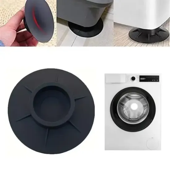 Sunup SN-28660 Çamaşır Makinesi Tabanlık Stoper Titreşim Engelleyici Kauçuk Ped resmi