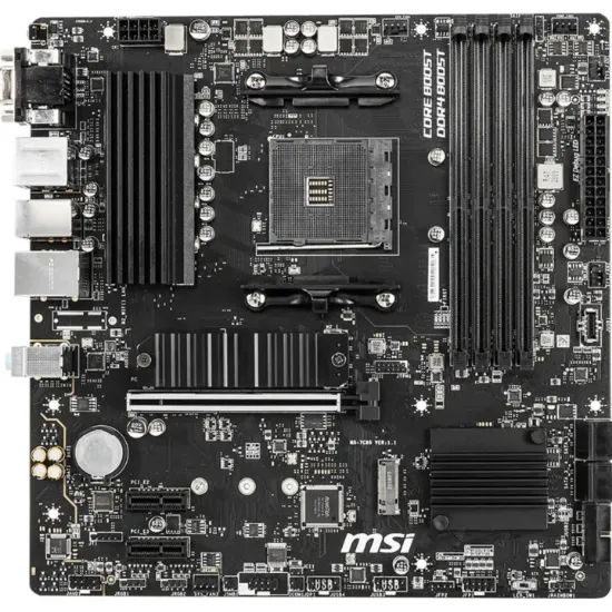 MSI PRO B550M-P 4400(OC) ANAKART AM4 resmi