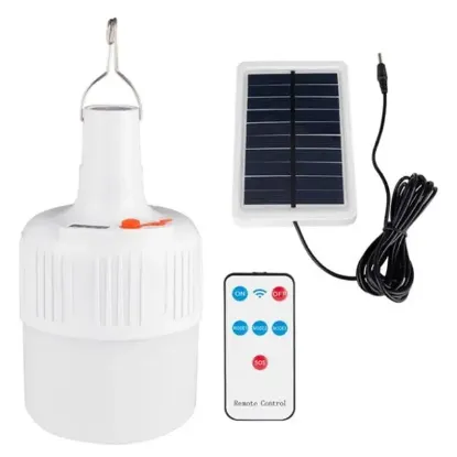 Powermaster MX-V51 Solar Panelli Şarjlı Uzaktan Kumandalı Acil Durum Kamp Lambası resmi