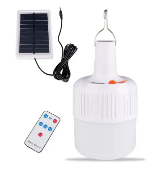 Powermaster MX-V51 Solar Panelli Şarjlı Uzaktan Kumandalı Acil Durum Kamp Lambası resmi