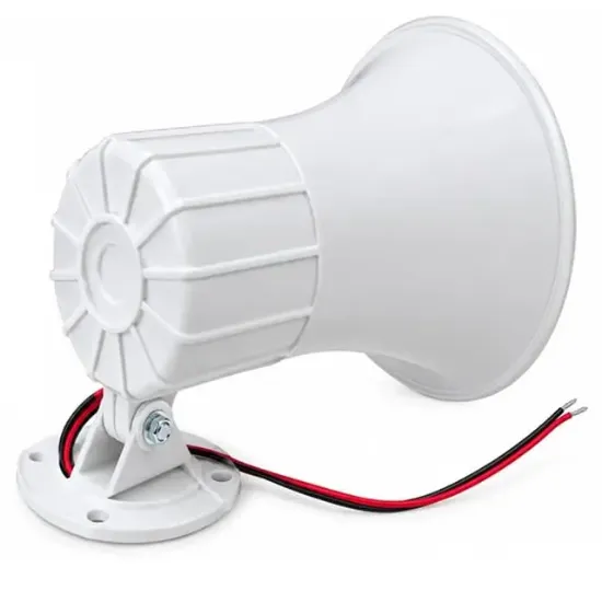 No-Tel CON-20 Mini 20 Watt Beyaz 2'li Set Horn Hoparlör resmi