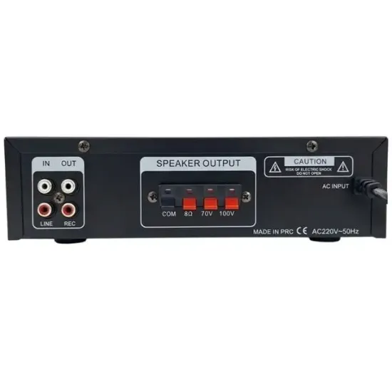 Westa WM-560U Hat Trafolu USB - SD - Bluetooth Destekli Mini Mixer Amfi resmi