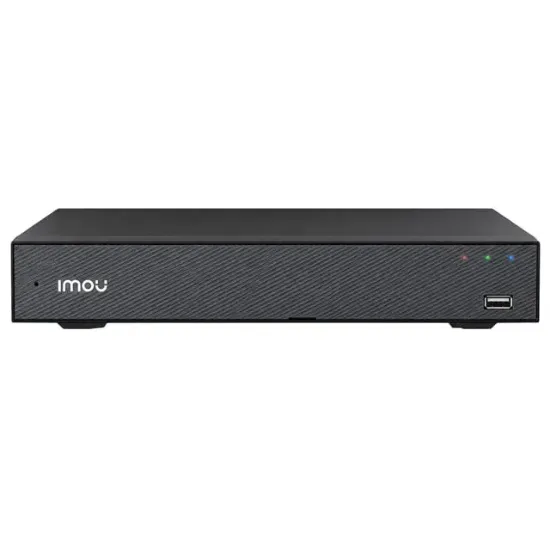 IMOU N110-4P 10 Kanal 4 PoE Girişli H.265 4K Ultra HD NVR Kayıt Cihazı Dahili Mikrofon Hoparlör resmi