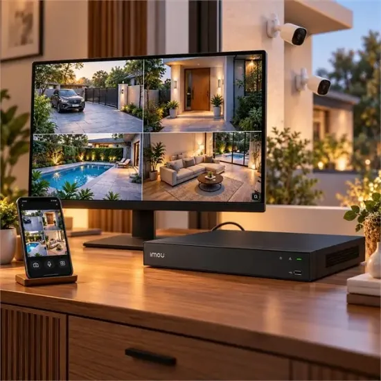 Imou NVR-N236-8A0E N236 4K HDMI + 1080P VGA · H.265 Dahili Mikrofon-Hoparlör 36 Kanal Nvr Kayıt Cihazı resmi