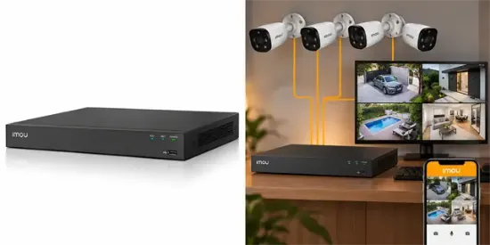 Imou NVR-N236-8A0E N236 4K HDMI + 1080P VGA · H.265 Dahili Mikrofon-Hoparlör 36 Kanal Nvr Kayıt Cihazı resmi